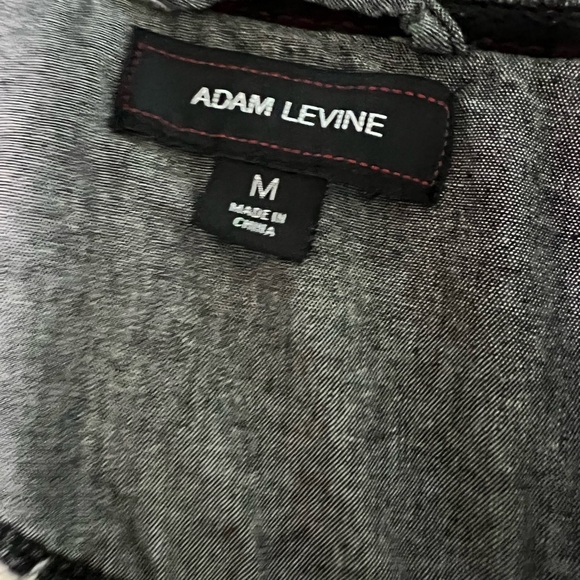 Adam Levine Charcoal Button-Up Sweater Size M - Picture 7 of 9